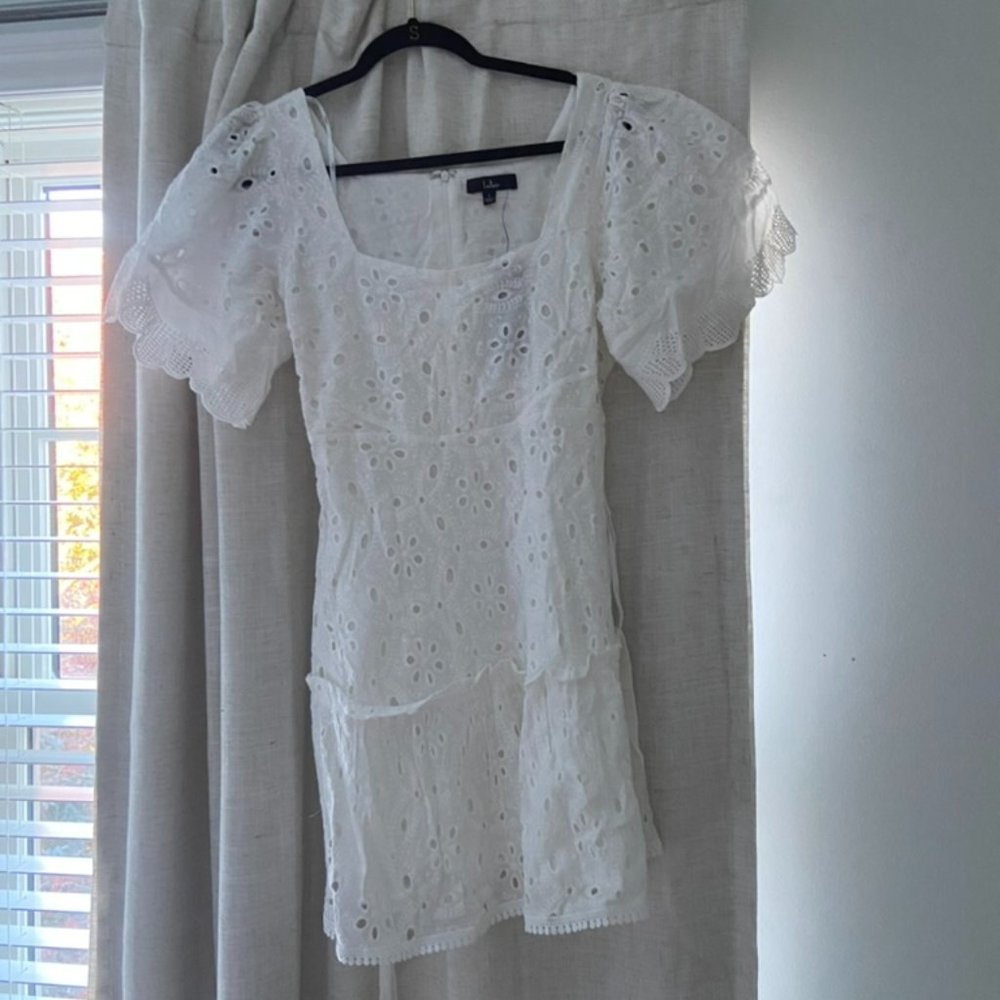 White Lace Lulus Dress
